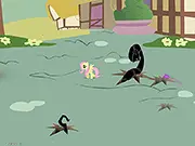 Play Vine Slicer free online puzzle game, cutting vines to protect adorable ponies using strategy and physics.