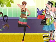 Enjoy Summer Sun Dressup game featuring a girl in light, nature-colored summer clothes and a sunny background
