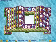 Weather Hollow Mahjong free online puzzle game, showing pairs of tiles with weather icons being matched and removed