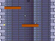 Tower with Pinguy online game screenshot - physics puzzle where a penguin falls down a block tower