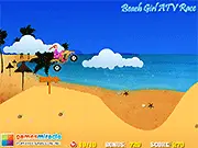Beach Girl ATV Race free online racing game on a beach