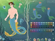 Play Merman Creator free online game, design a mermaid man dress up game, male character creator