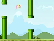 FlappyShy free online arcade game skill test flying obstacles high score