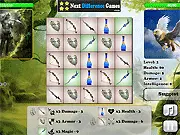 Battle of Immortals free match-3 RPG game online matching attack and health symbols to fight AI opponent
