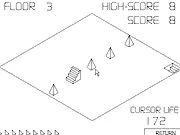 Cursor X 10 free online puzzle game controlling ten mouse cursors to climb a building