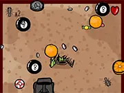 Play Sweet Colony! online free defense game, ant collecting candies, avoiding thrown objects, high score challenge on PlayArcadeHub