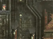 Play Steampunk Odyssey free online puzzle game, drag and drop platforms to create a path for the top hat character