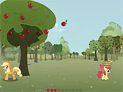 Play Applejack's Awesome Apple Acquisition, a free online arcade game about collecting apples on PlayArcadeHub.