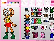Female Furry Dollmaker free online character creator game, designing a female furry anime character.