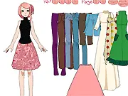 Miri Dress Up free online fashion game on PlayArcadeHub, best styling and makeover game