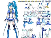 Hime Shirayuki Dress Up free game featuring Cure Princess from Happiness Charge Pretty Cure