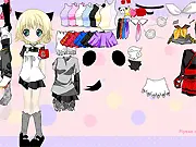 Piyoko Dress Up free online game featuring the young Cucco character from The Legend of Zelda: Oracle of Seasons manga, PlayArcadeHub