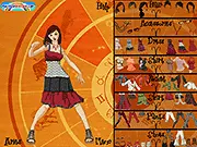 Zodiac Dressup Aries free online game, dress-up game for girls, styling the Aries zodiac character, play free fashion game on PlayArcadeHub