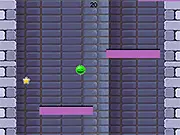 The Tower: Falling Ball online game, screenshot of a ball smashing through colored blocks on a rotating tower, fast-paced free arcade game on PlayArcadeHub