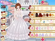 Play Disney Wedding Makeover free online, dress up bride Tina in Disney-themed wedding dress and natural makeup for her magical day