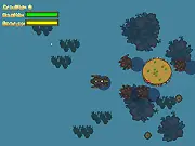 Play Strider Submerge free online retro shooter game, pilot ship, dive into ocean to avoid fire and collect powerups, classic arcade game