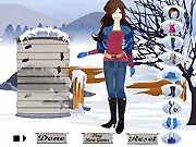 Play Lauren Winter Fashion free online dress up game, style a girl in a cozy and chic winter outfit