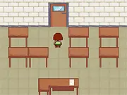 Savetale: Save The World game screenshot showing a pixel art scene with characters in a dialogue box point and click RPG free online