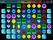 Play Crystal Constellations free online puzzle game where you draw lines to match crystals