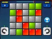 Blox Flipp Flopp puzzle game screenshot – colorful square blox on a grid ready to be eliminated by matching similar colors