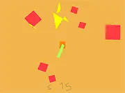 MSOIDS free online action shooting game screenshot, retro graphics styled like MS-Paint