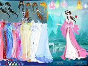 Magic Chinese Girl Online Dress Up Game Screenshot - Free Traditional Fashion