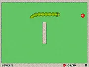 Fruit Snake Flash online game screenshot, classic arcade snake eating fruit on a grid