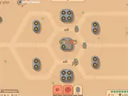 Bastion Tower Defense game online, build turrets and traps, free strategy game, upgrade stats, PlayArcadeHub