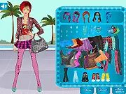 Emo Fashion Show dress up game free online play colorful punk style