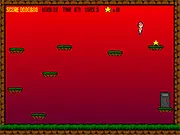 Gino and the Stars character jumping in a cave to collect a star, play free retro platformer game