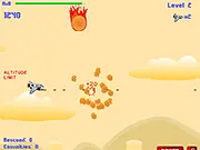 Rescue from Meteorite Shower free online action game destroy meteorites enemy spaceships