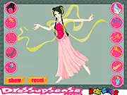 Traditional Dancing Girl free dress up game online fashion cultural outfit