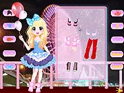The Ferris Wheel Girl free online dress-up game, styling a girl named Meng Meng for her romantic date on a Ferris wheel.