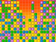 Collapse XXL free online game screenshot, groups of same-colored blocks being clicked, classic block puzzle game on PlayArcadeHub