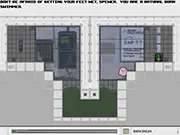 The character Spewer using regurgitated liquid to form a platform and solve a puzzle in the platformer game Spewer