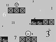 Grandfather Clock platformer game with the clock character jumping over a deadly oil spill hazard free online