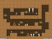 Mummy Busters free online game, guide mummies to the trap, collect all stars, challenging strategy puzzle game PlayArcadeHub