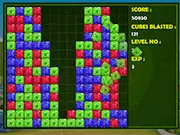 Digem Cubes free online block puzzle game screenshot showing colorful matching blocks