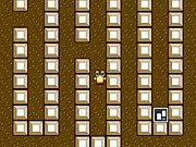 Junkys Escape free online maze game screenshot showing simple corridors and a switch puzzle