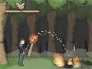 Save the Forest! free online game screenshot, fire in a forest being put out