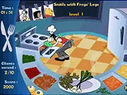 Pack the House – Frenzy Kitchen game – help Goofy serve meals to customers