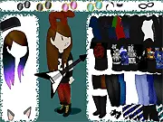 Ellef Junior Dress Up free online game image, styling a rock star character in a fashion game on PlayArcadeHub