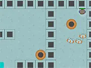 Pulse Wave game screenshot, using energy waves to eliminate robots, play free online action game