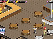 Gentlemen's Club Manager game screenshot, managing staff in a nightclub, management simulation game, hiring new employees, bar upgrade strategy
