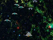 Galaxy Hunter free online arcade game: space ship hunting villain GALACTICUS