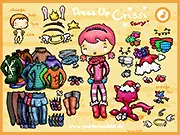Crissi & Foxy Dressup game, play free online, girls dressing up for Christmas, holiday fashion game