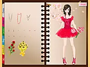 Autumn Gold Fashion dress up game with girl wearing warm fall season clothes