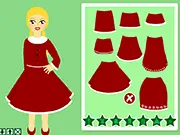 Santa Clara Dress Up free online game, play free Christmas dress up, select Santa outfit for Clara, PlayArcadeHub