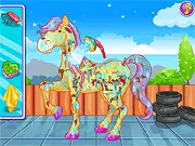 Princesses Horse Caring free online game - Treat and dress up royal horse