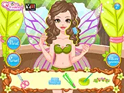 Fairy Princess Hair Salon free online game, giving princess a new hairstyle, use curlers and hair dyes, royal makeover and dress up game